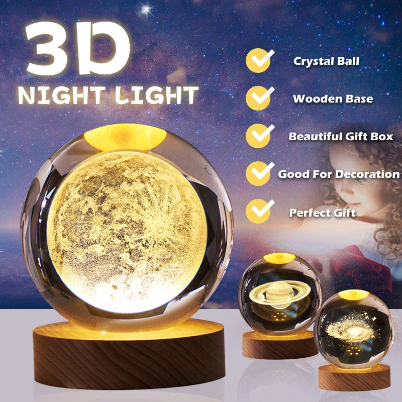 Glowing Ball Night Light